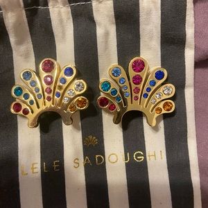 Lele sadoughi clip earrings